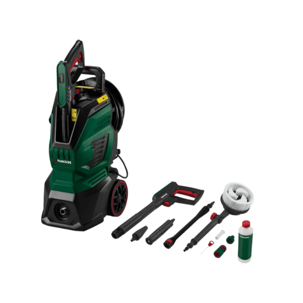 PARKSIDE® Hogedrukreiniger 2400 W – Kracht en mobiliteit voor elke schoonmaakklus