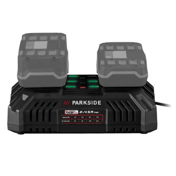 Accu-grasmaaier 40 V met 2 accu's en 1 lader - Afbeelding 4